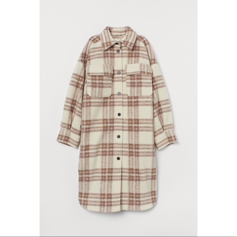 H&M Plaid Shacket A/W 2020